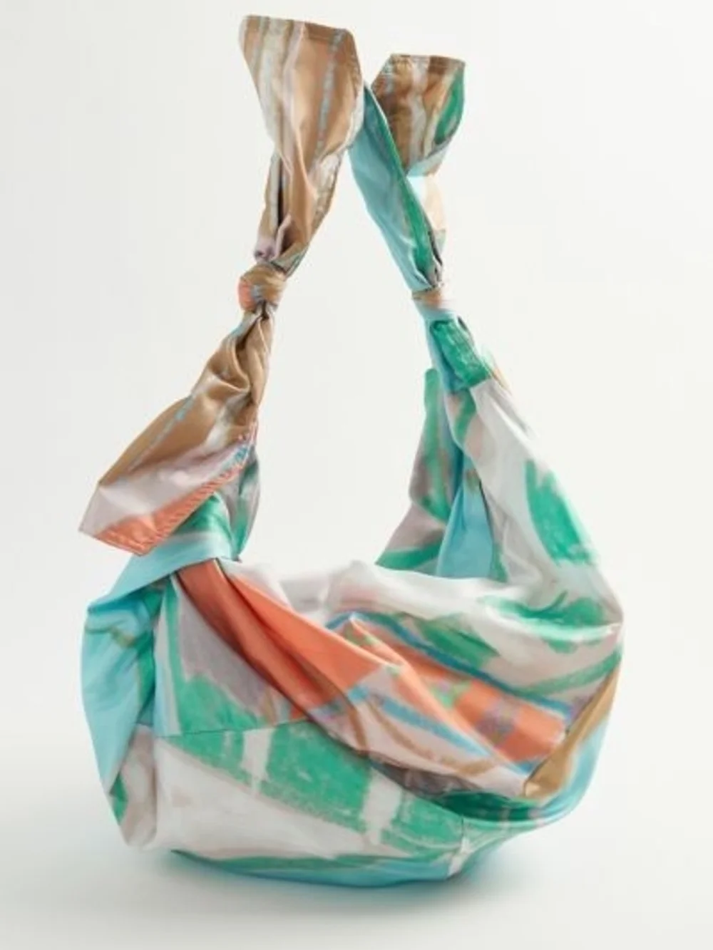 Urban Outfitters Ruby Tied Hobo Bag in Aqua & Coral